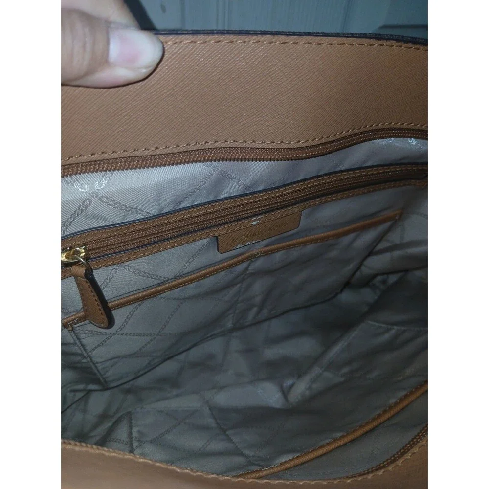 Michael Kors Brown Logo Tote Shoulder Bag